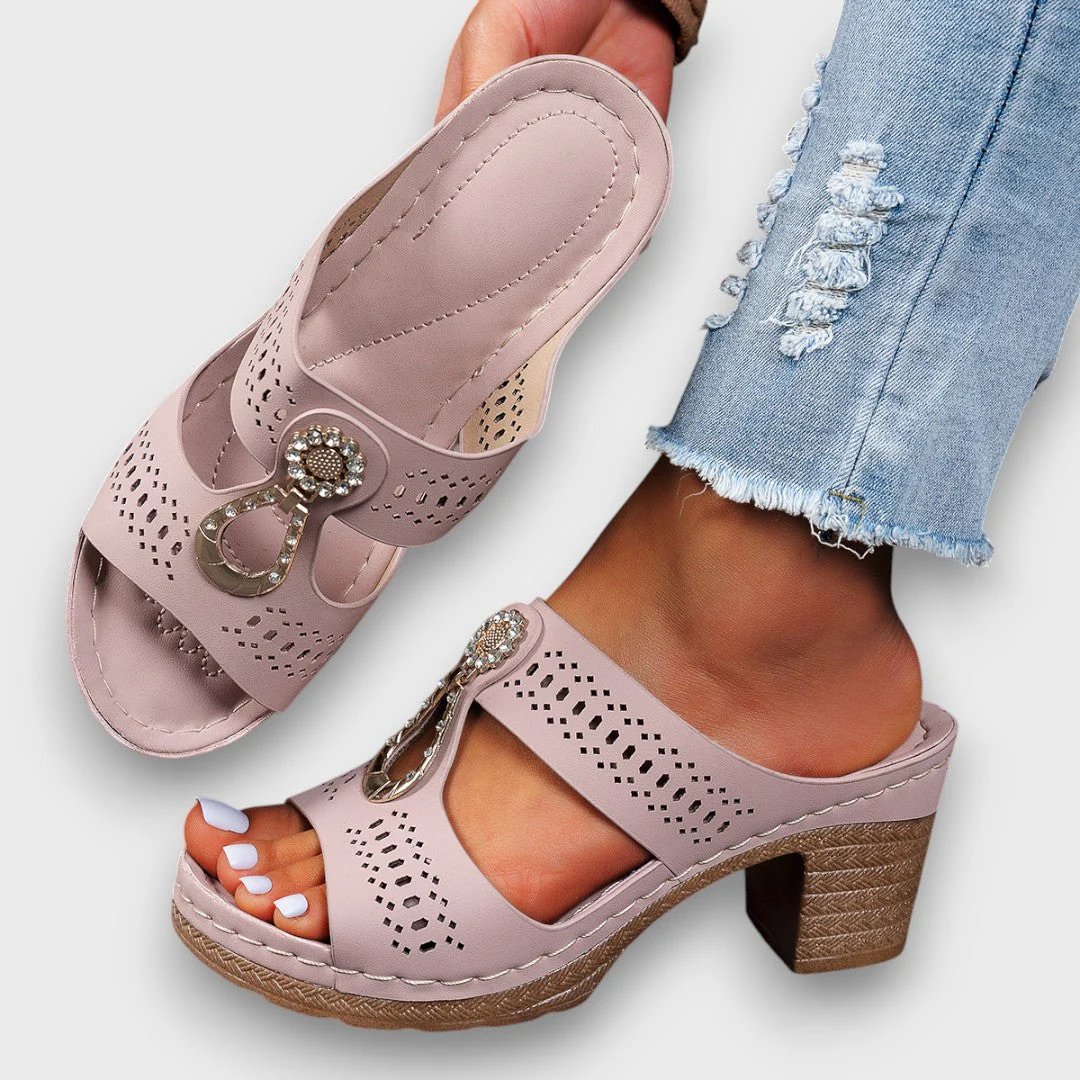 Elvanna – Elegante Sommerschuhe mit Schmuckdetail - Image 7