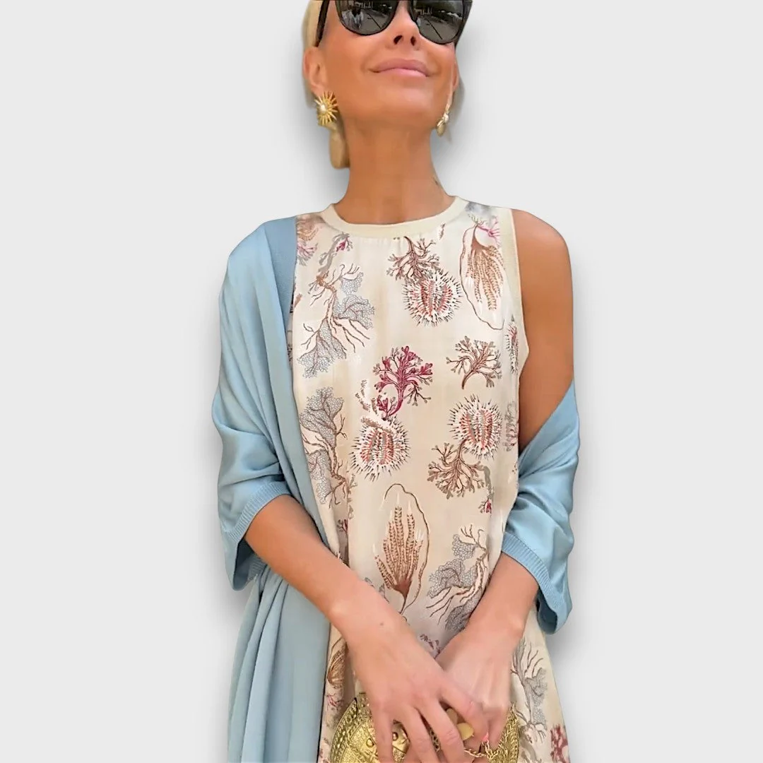 Elveria –  Maxikleid mit Cardigan - Image 6