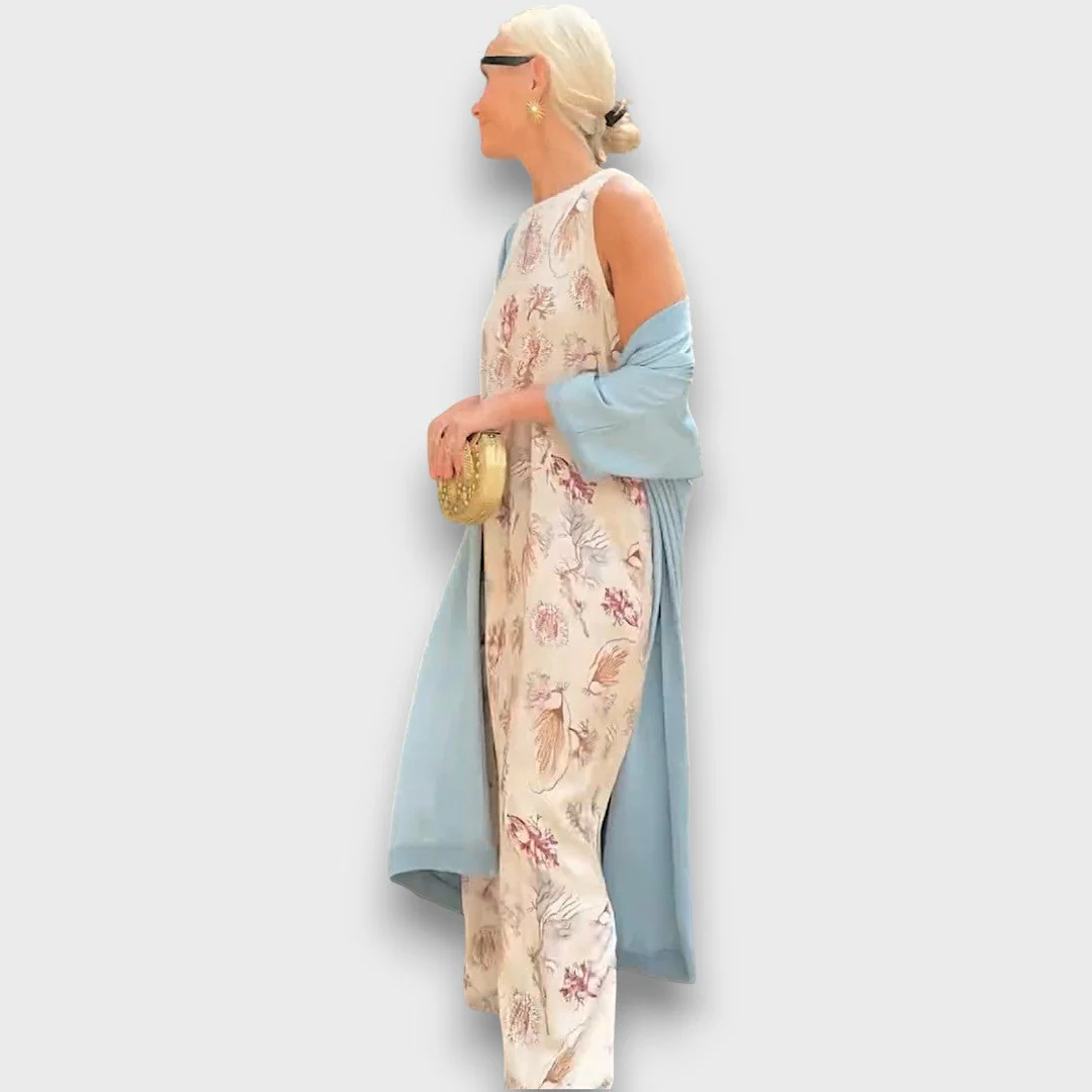 Elveria –  Maxikleid mit Cardigan - Image 7