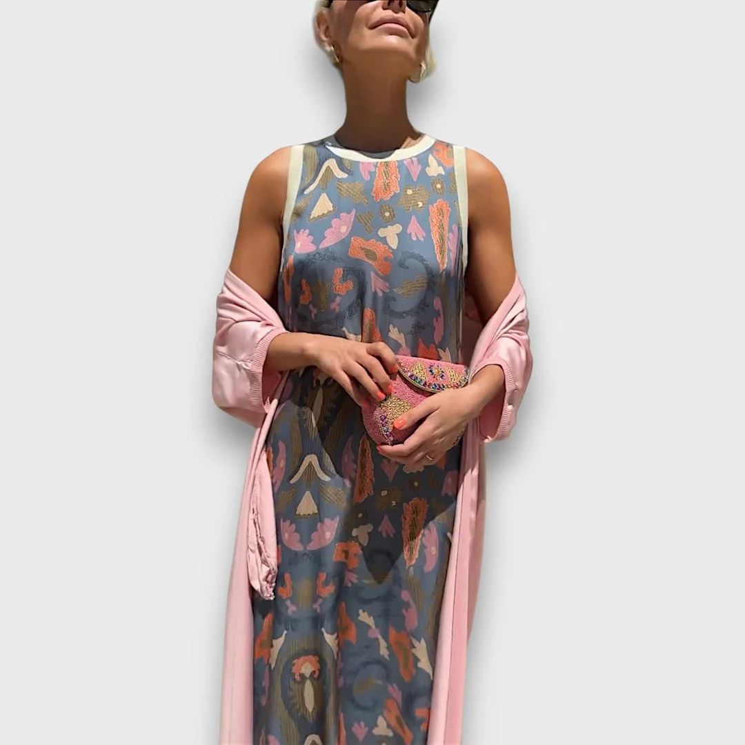 Elveria –  Maxikleid mit Cardigan - Image 8