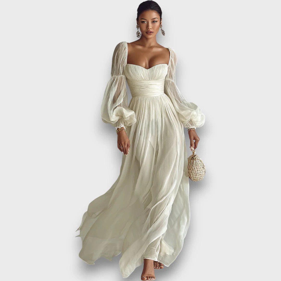 Elviana – Maxikleid mit quadratischem Ausschnitt - Image 2