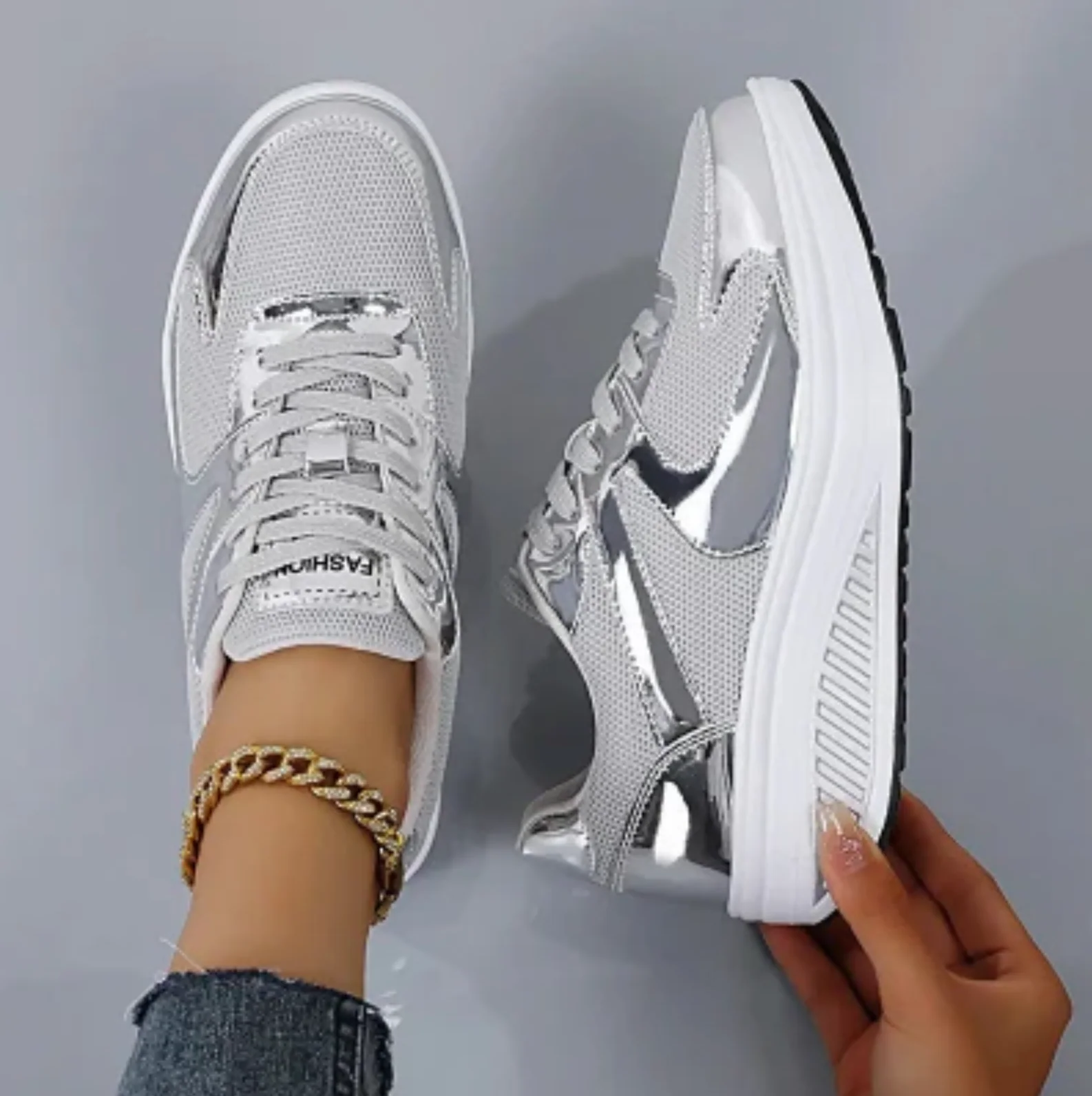Elysiane – Damen-Sneaker mit klobiger Plateausohle - Image 3