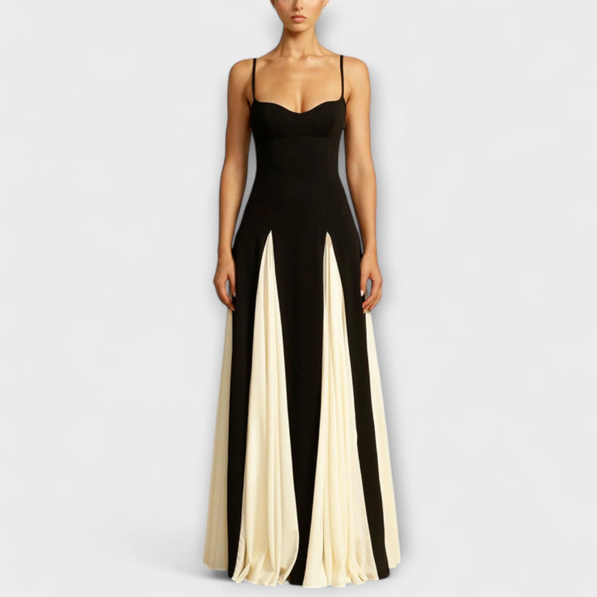 Ember - Klassisches A-Linien Maxikleid mit Tüll-Details - Image 6
