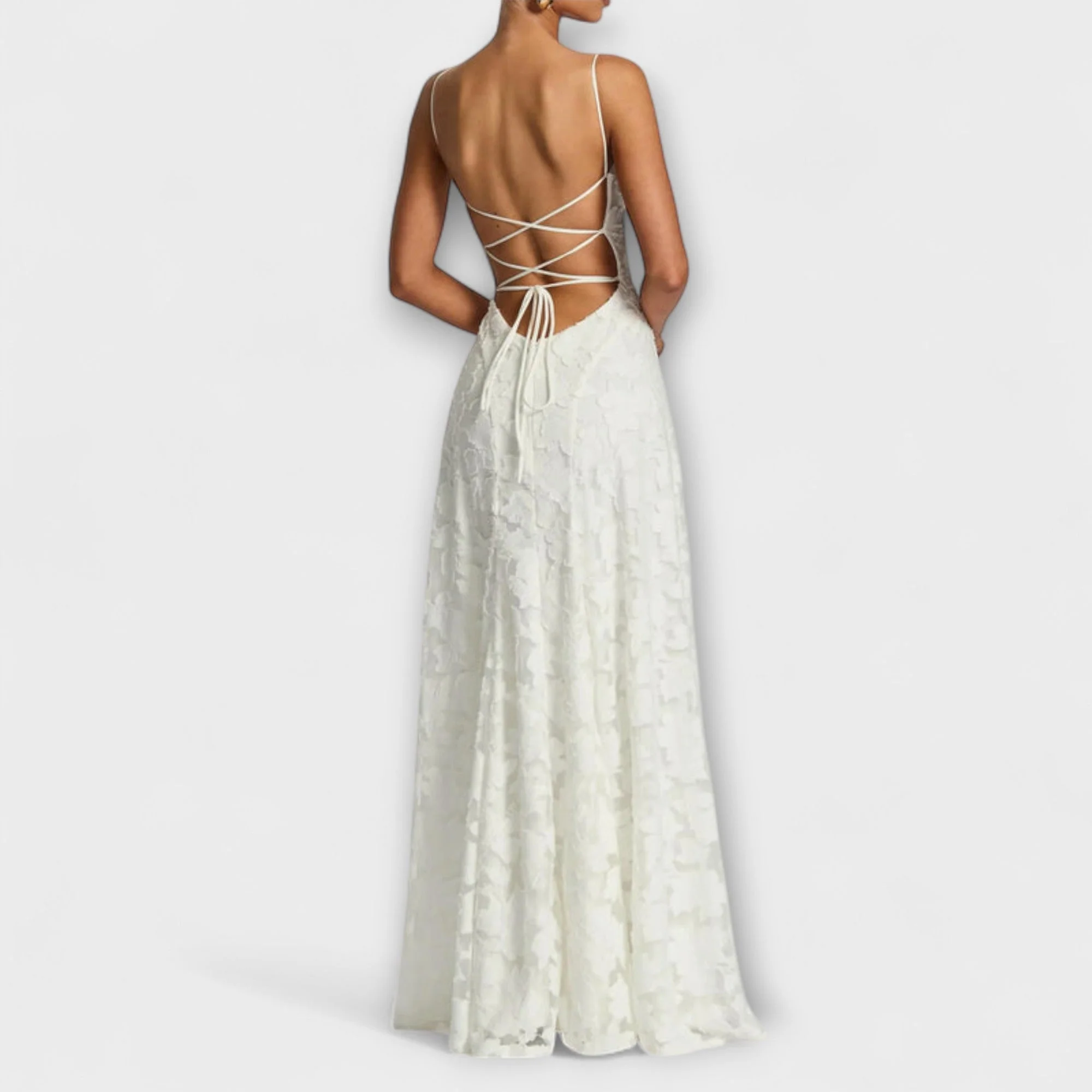 Emberly - Elegantes Jacquard-Maxikleid für besondere Anlässe - Image 4
