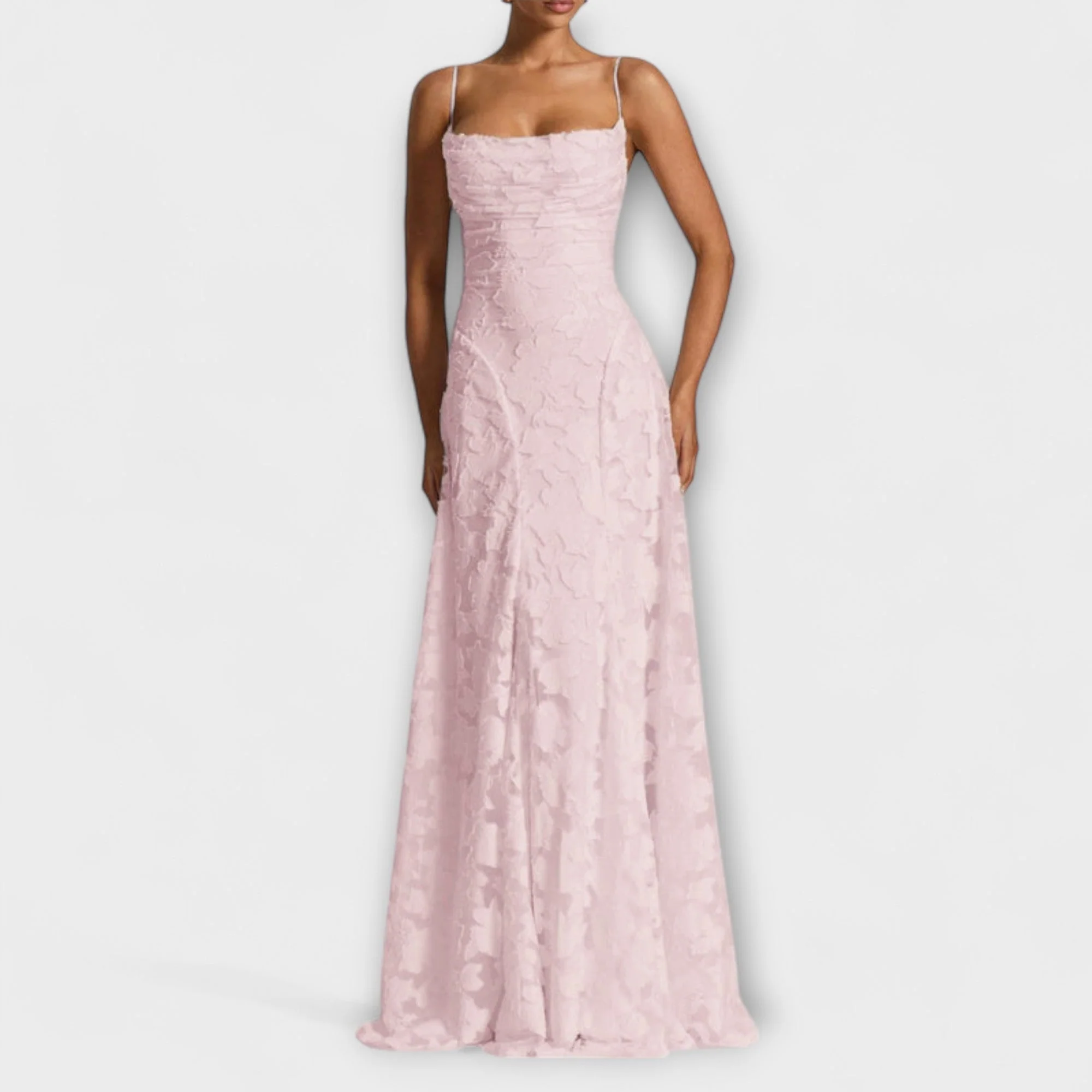 Emberly - Elegantes Jacquard-Maxikleid für besondere Anlässe - Image 5