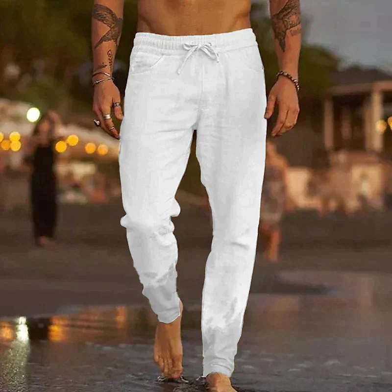 Emerson | Linen Beach Pants - Image 3