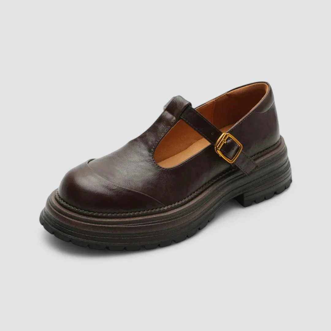 Emilia | Damen Plattform T Riemen Casual Schuhe - Image 2