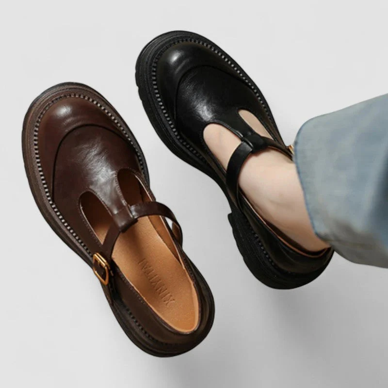 Emilia | Damen Plattform T Riemen Casual Schuhe - Image 4
