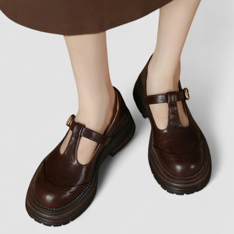 Emilia | Damen Plattform T Riemen Casual Schuhe - Image 7