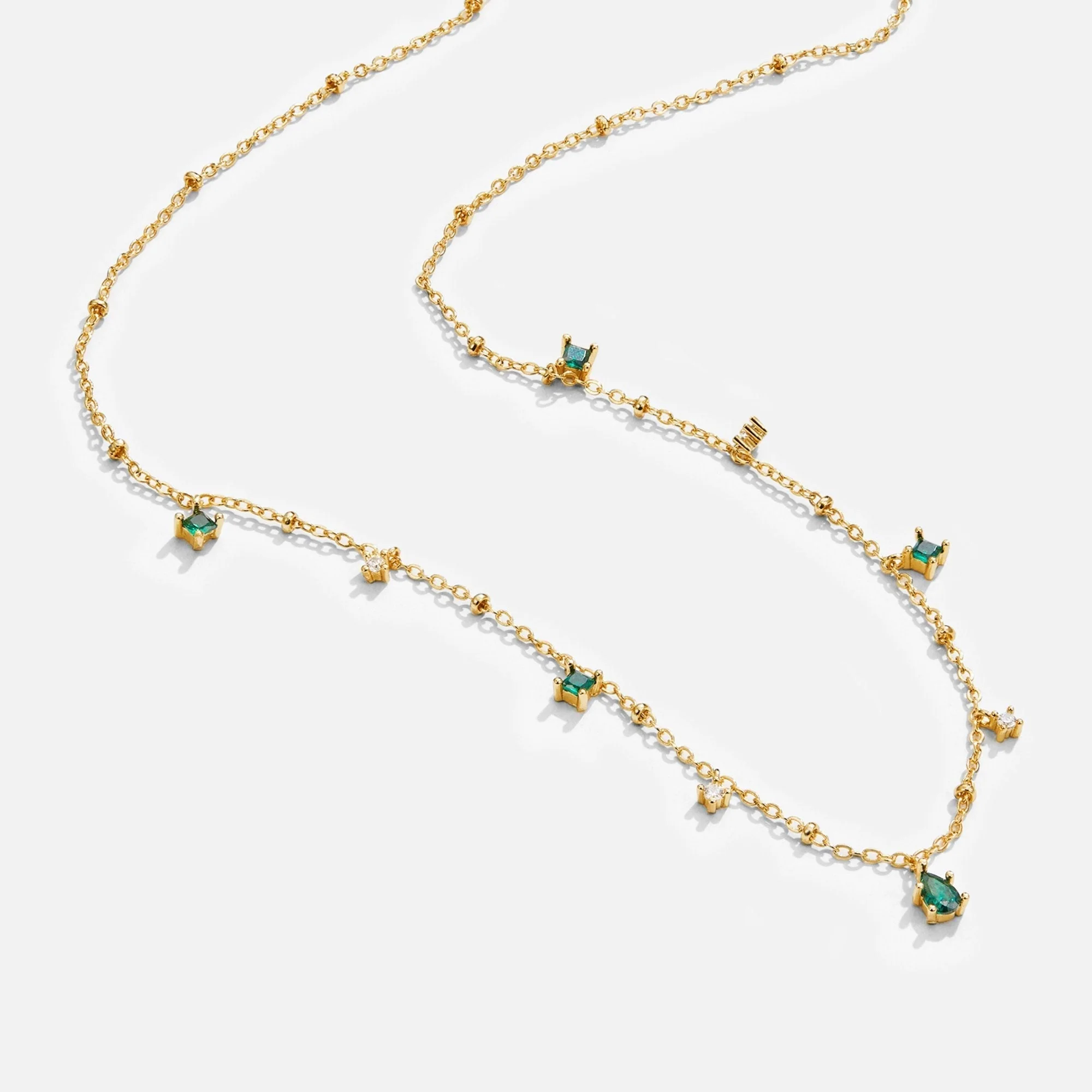 Emily Kristall Gold Halskette - Image 6
