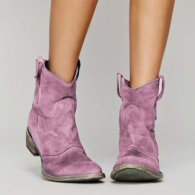 Emily™ – Lederstiefel für Knöchel - Image 5