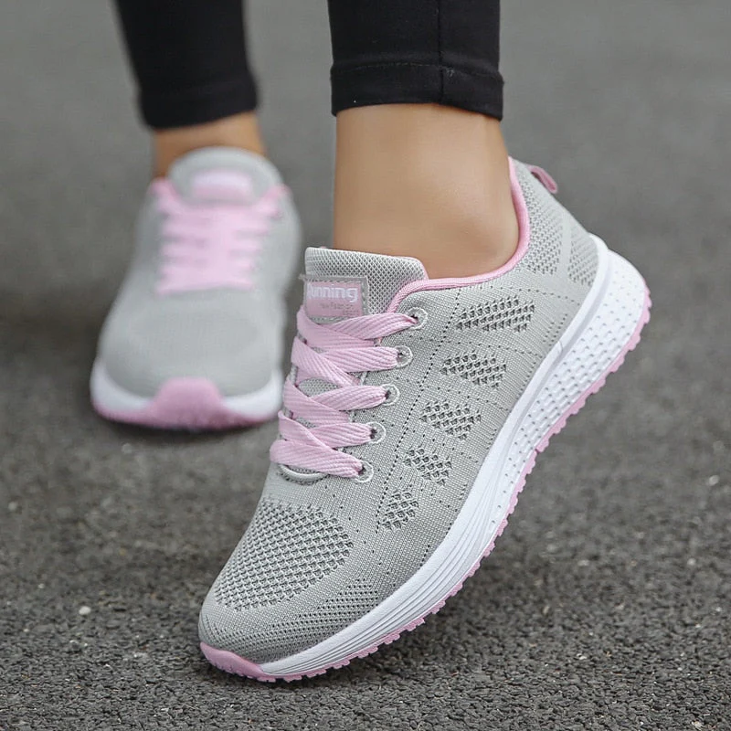 Emma | Damen Schnür Casual Walking Sneaker - Image 13