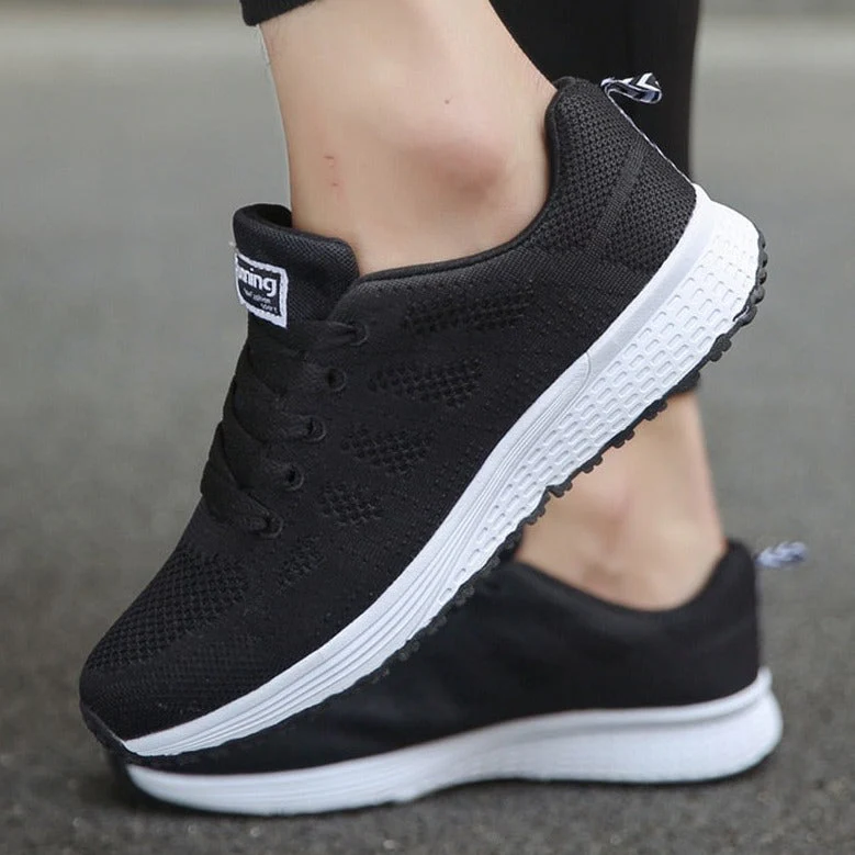 Emma | Damen Schnür Casual Walking Sneaker - Image 4