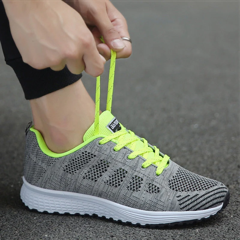 Emma | Damen Schnür Casual Walking Sneaker - Image 5