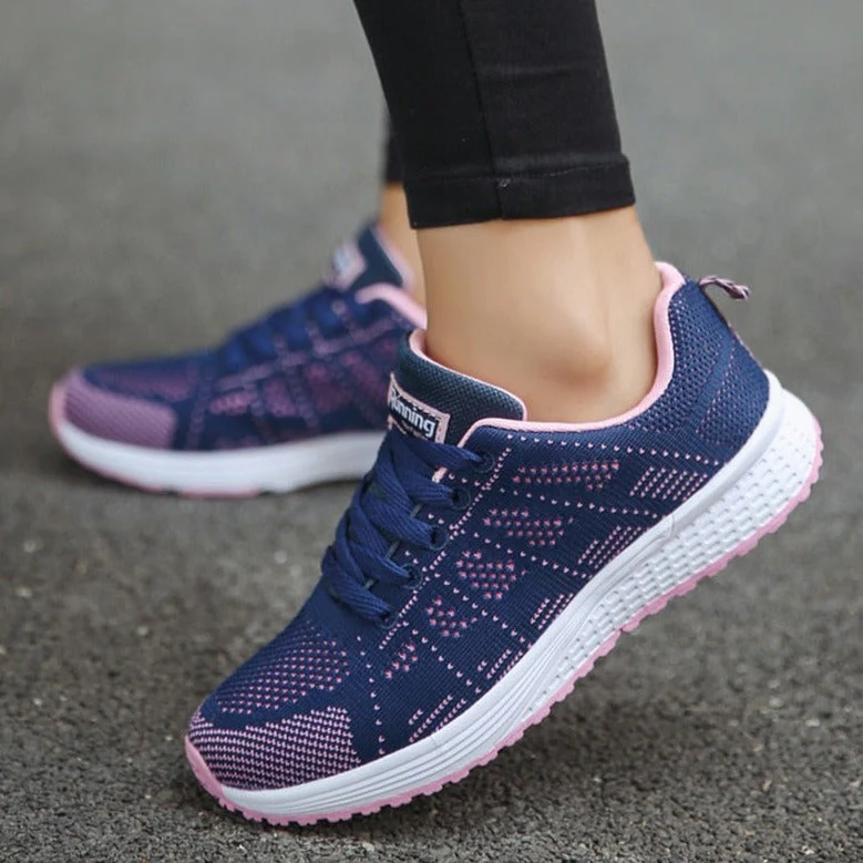 Emma | Damen Schnür Casual Walking Sneaker - Image 6