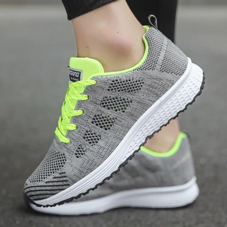 Emma | Damen Schnür Casual Walking Sneaker - Image 7
