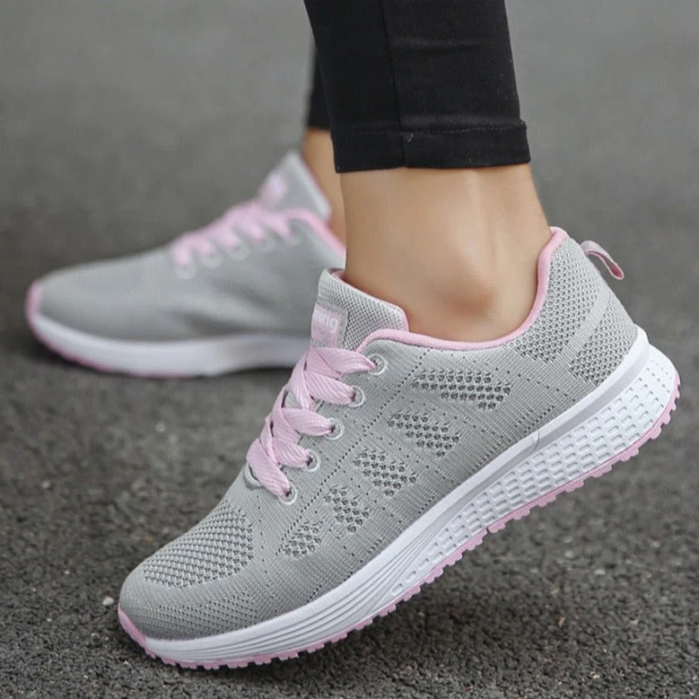 Emma | Damen Schnür Casual Walking Sneaker - Image 8