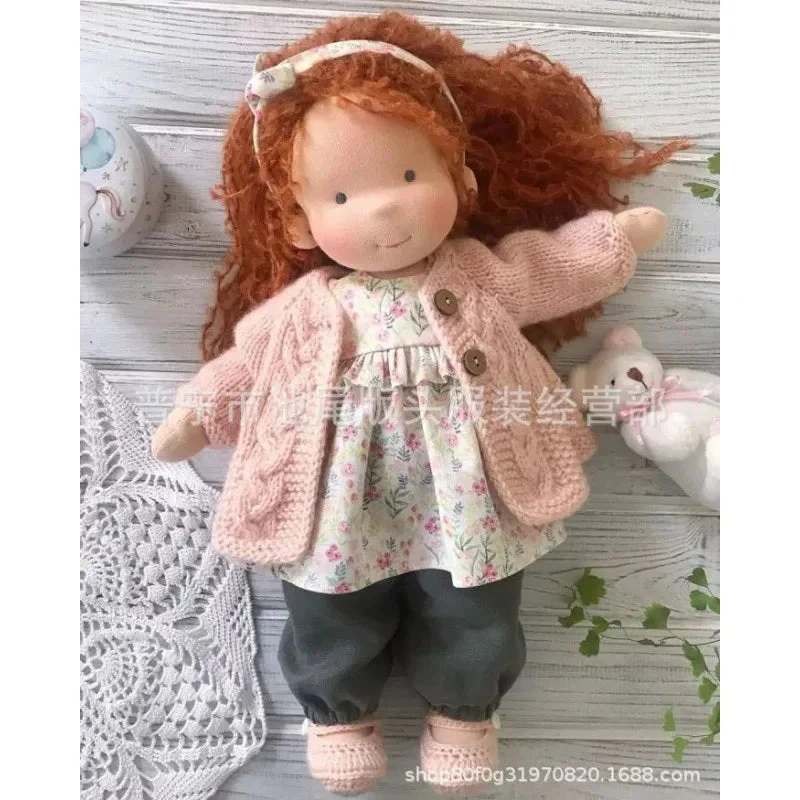 Emma | Handgefertigte Plüschpuppe aus Baumwolle – Waldorf-Kuscheltier mit Stoffbox | Niedlich & kuschelig | Für Kindergeburtstage & Spielspaß im Alltag - Image 22