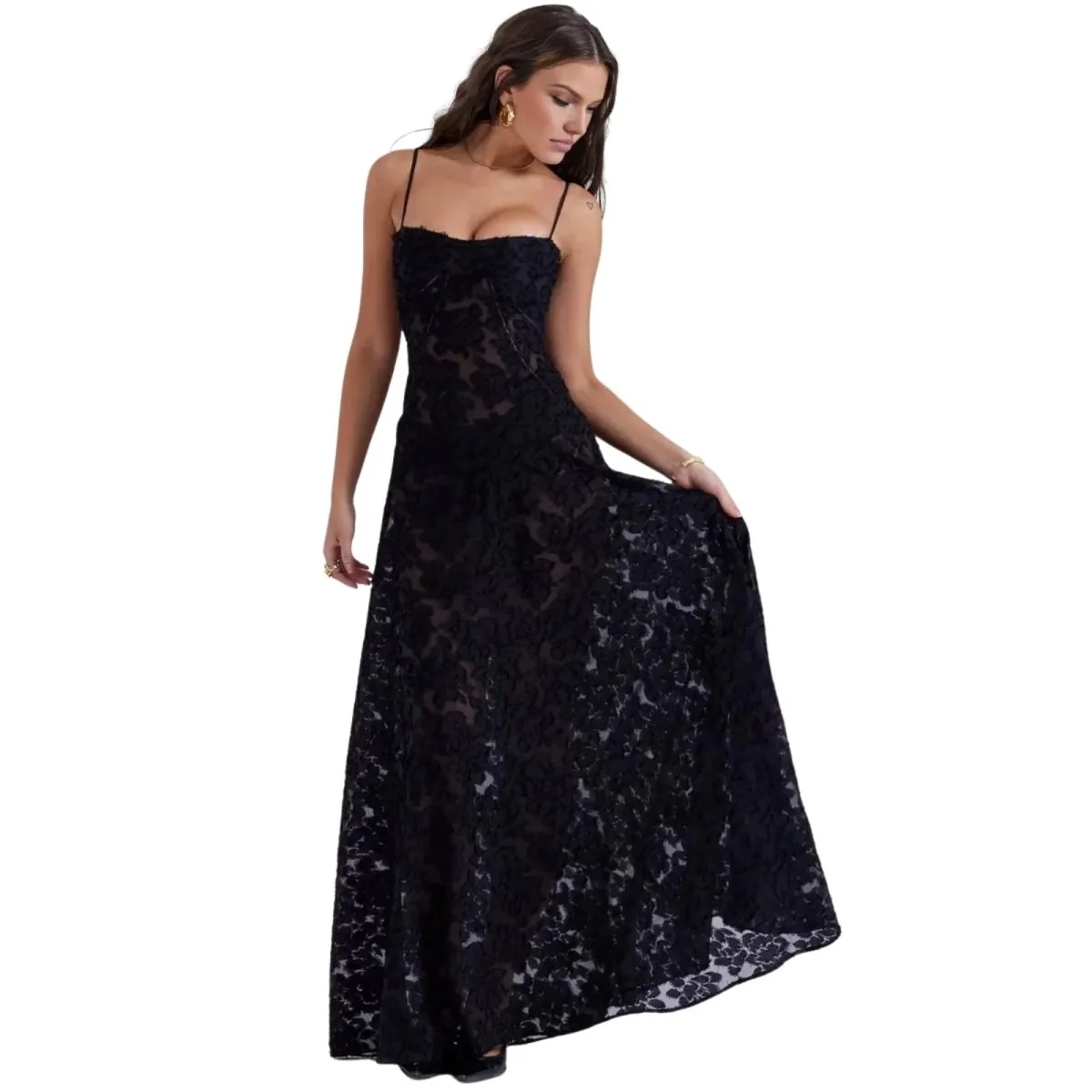 Elena | Damen Korsett Maxikleid Schnürung Rücken – Schnür Korsett Maxi Kleid 2026 - Image 14