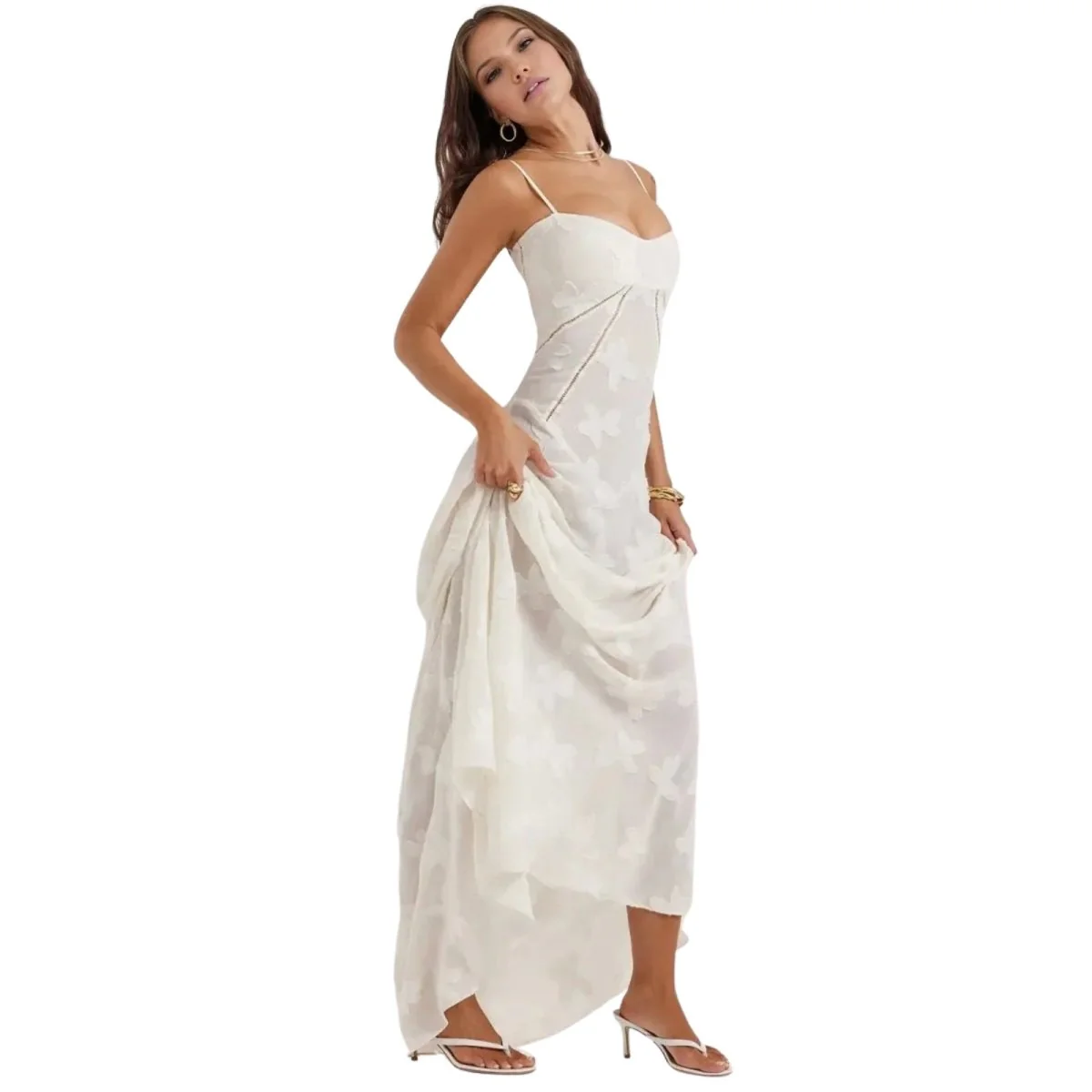 Elena | Damen Korsett Maxikleid Schnürung Rücken – Schnür Korsett Maxi Kleid 2026 - Image 2