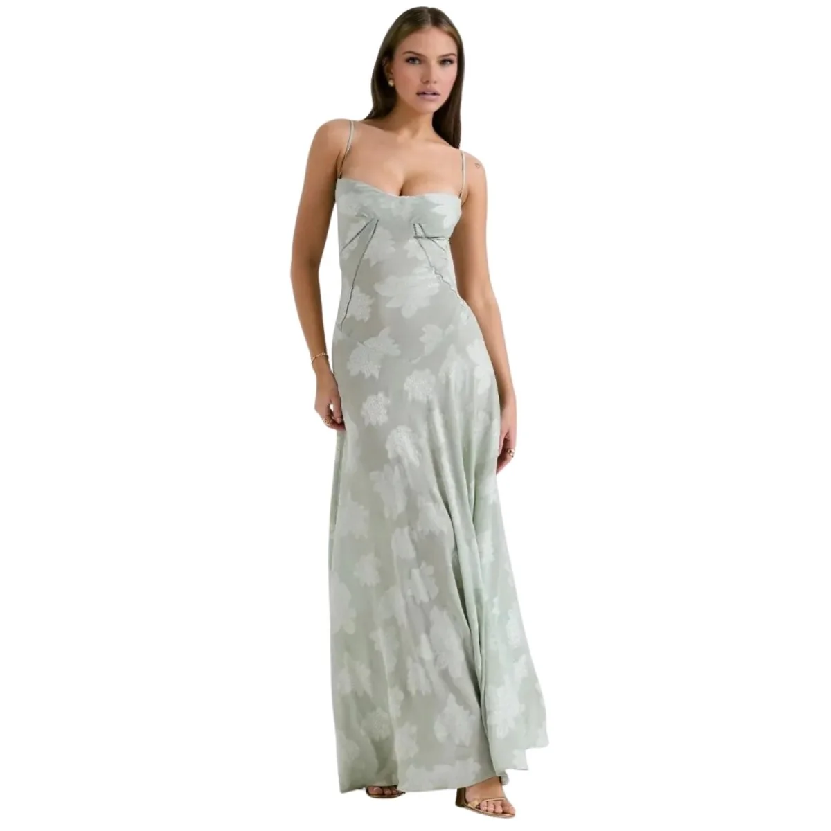 Elena | Damen Korsett Maxikleid Schnürung Rücken – Schnür Korsett Maxi Kleid 2026 - Image 25