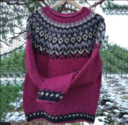 Ennie - Jacquard-Pullover - Image 2