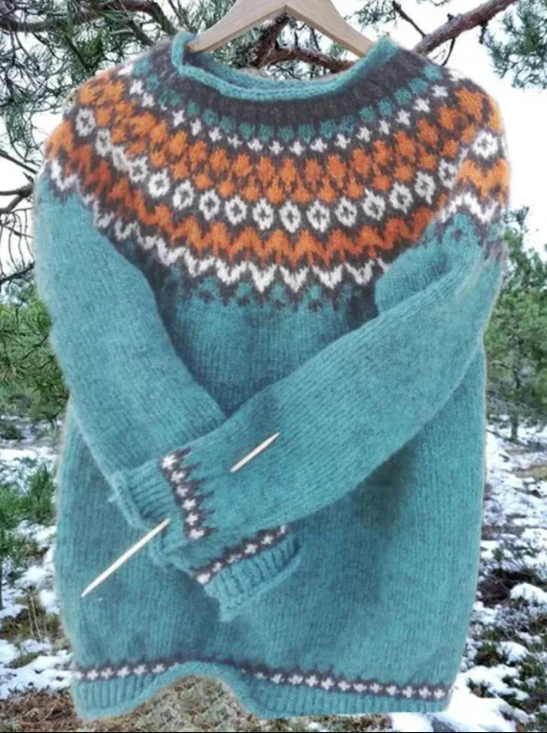 Ennie - Jacquard-Pullover - Image 3