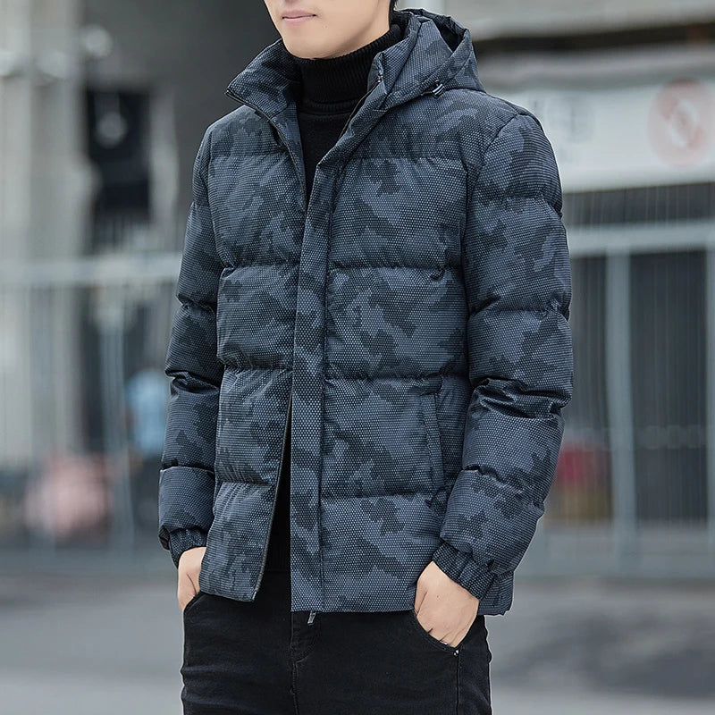 Entspannte Camouflage-Kissenjacke für Männer - Anatol - Image 3