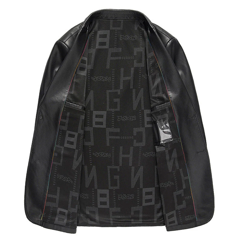 Enzo | Herren Öko-Leder Blazer - Image 3