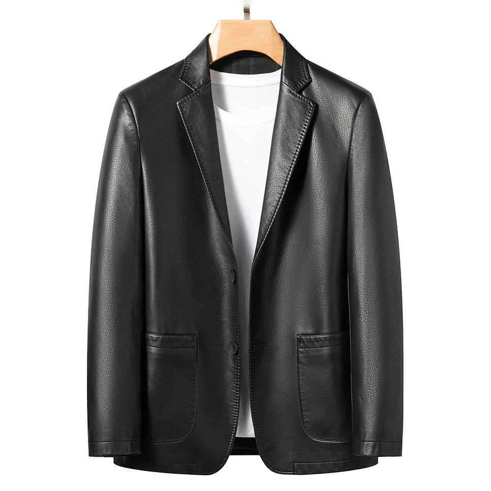 Enzo | Herren Öko-Leder Blazer - Image 7