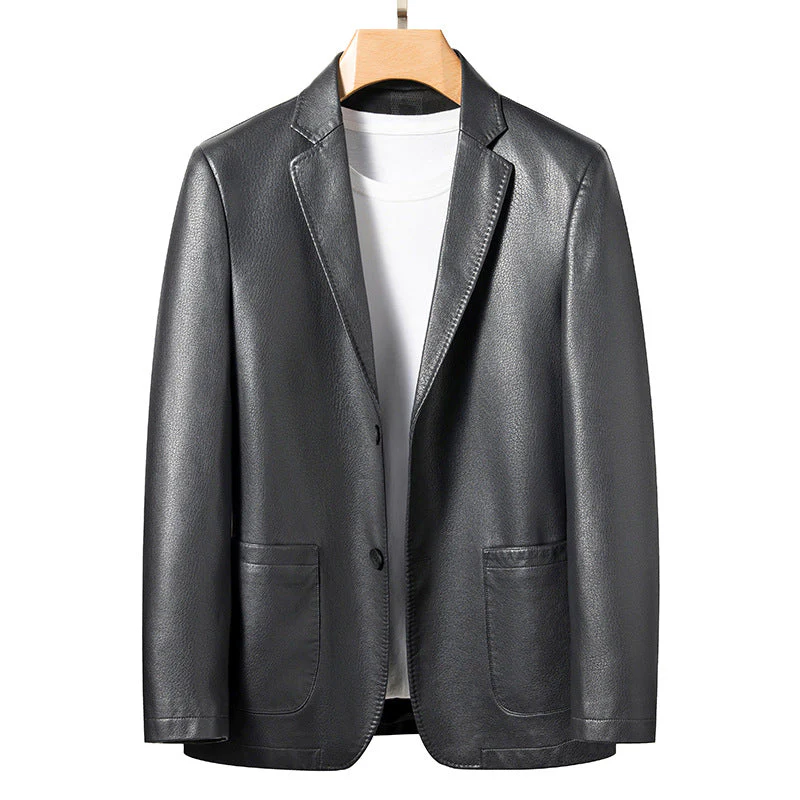 Enzo | Herren Öko-Leder Blazer - Image 8