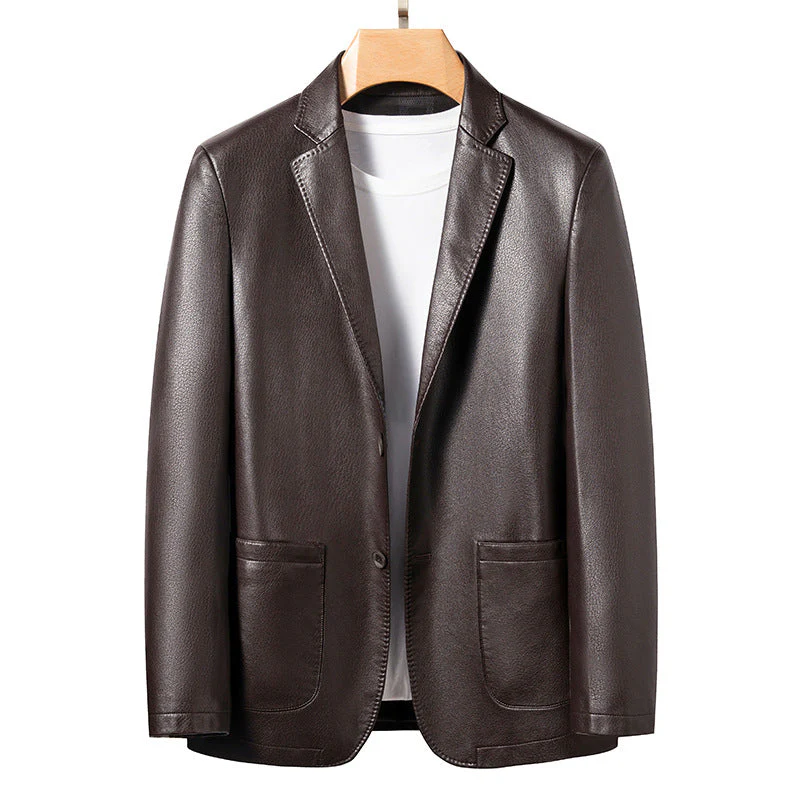 Enzo | Herren Öko-Leder Blazer - Image 9