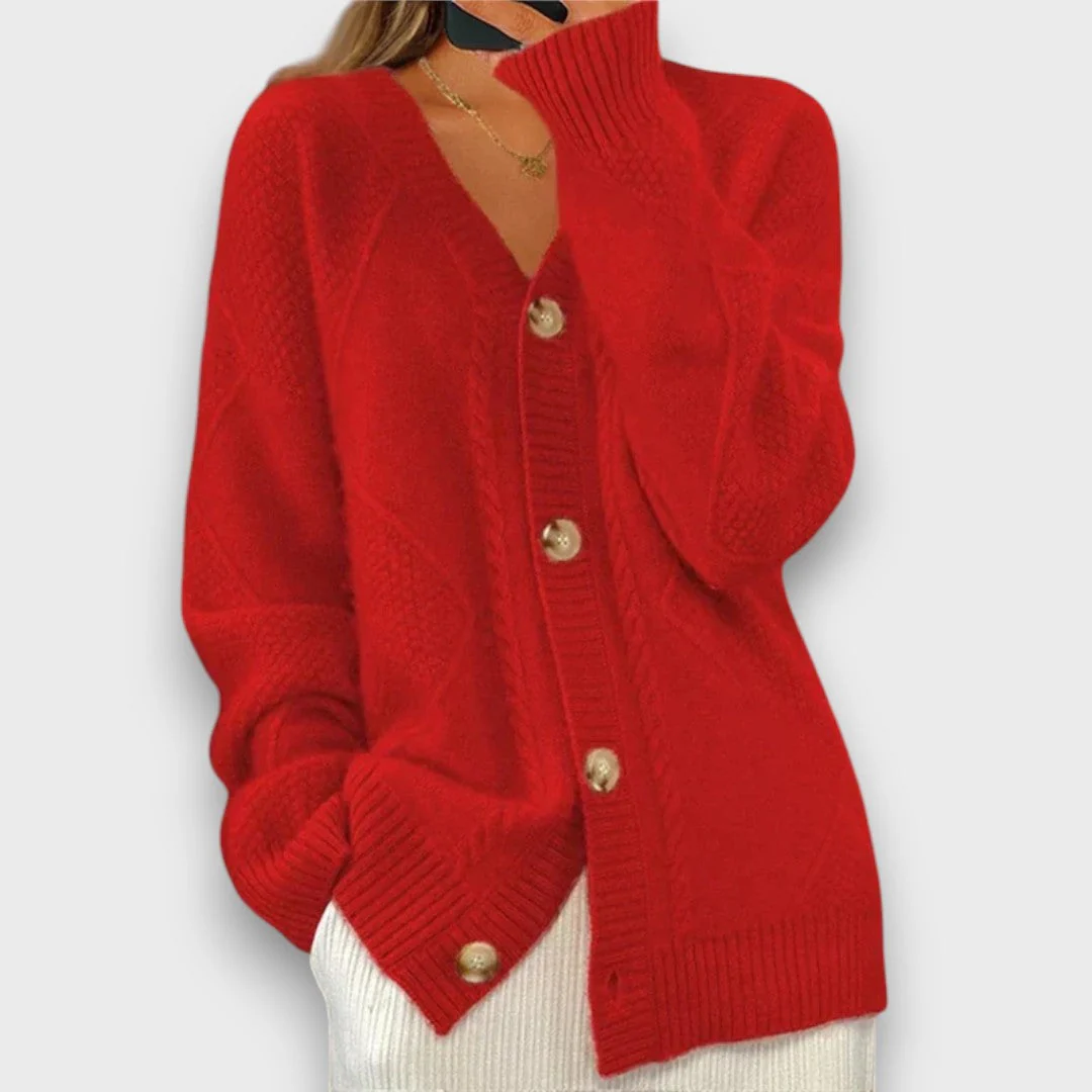 Erelia – Strickcardigan mit Knopfleiste - Image 2