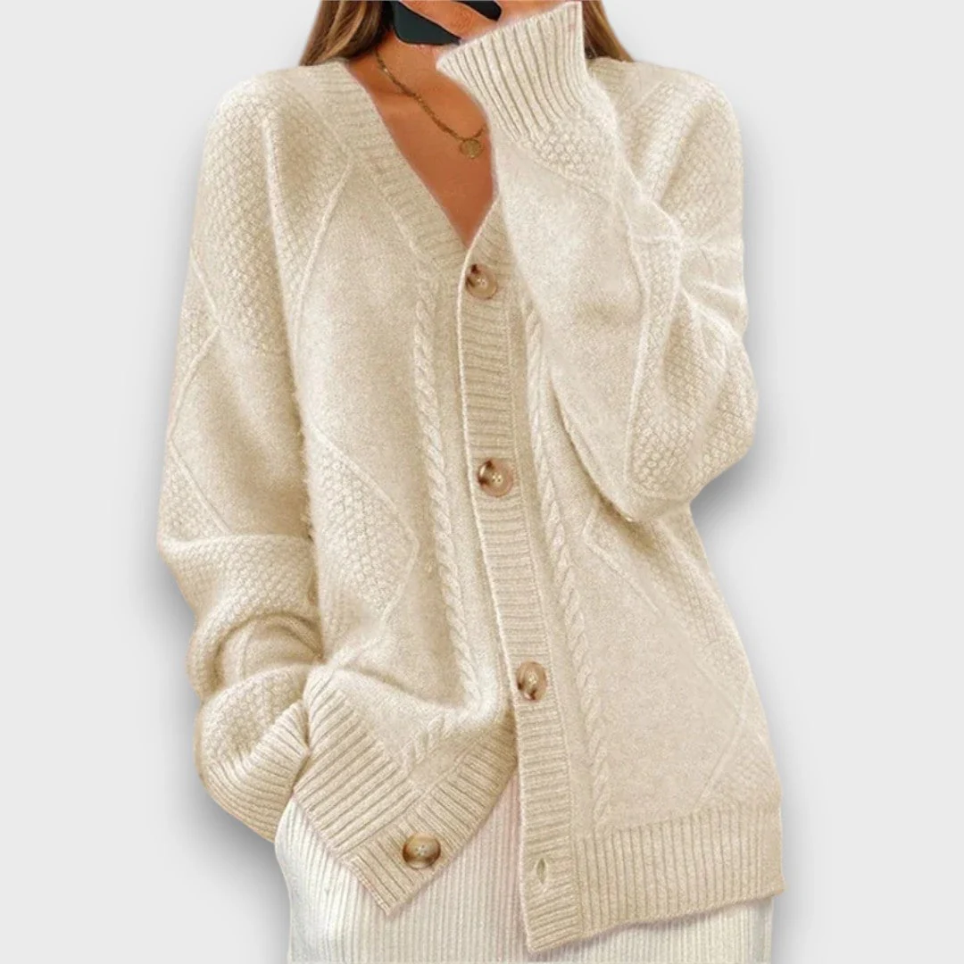 Erelia – Strickcardigan mit Knopfleiste - Image 4