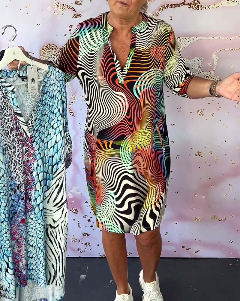Erica | Kleid mit buntem Druck - Image 2
