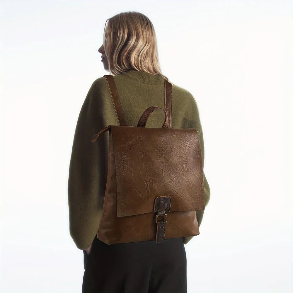 Ermelinde – Retro Multifunktionaler Rucksack - Image 2