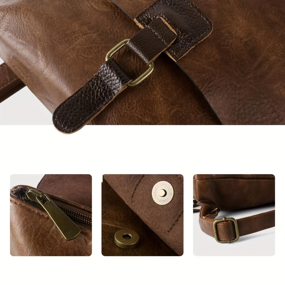 Ermelinde – Retro Multifunktionaler Rucksack - Image 3