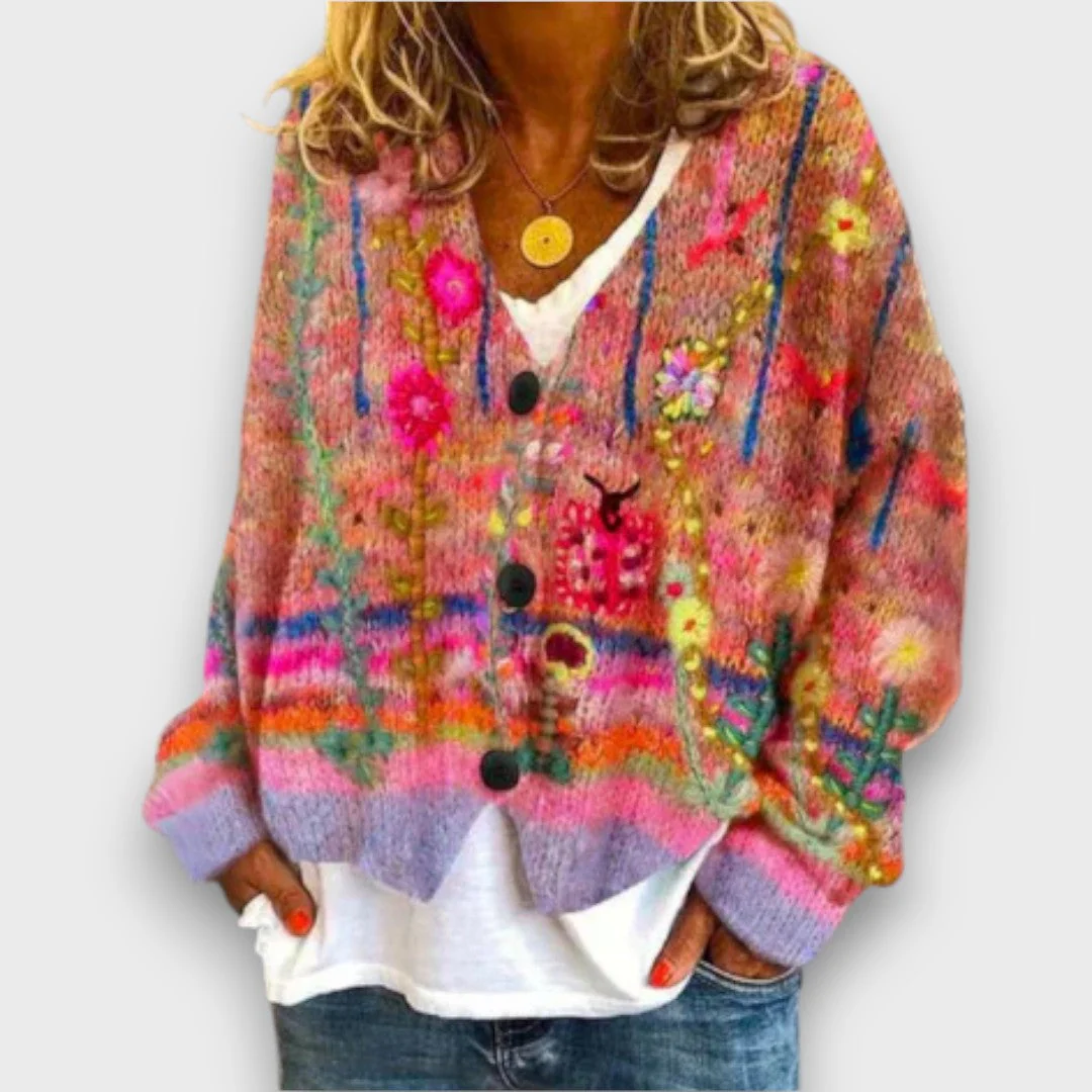 Esmira – Strickjacke mit Muster - Image 2
