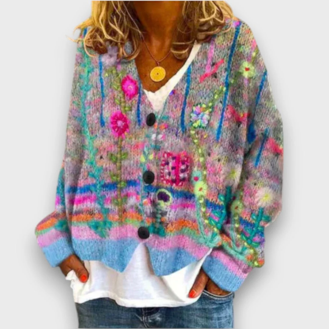 Esmira – Strickjacke mit Muster - Image 4