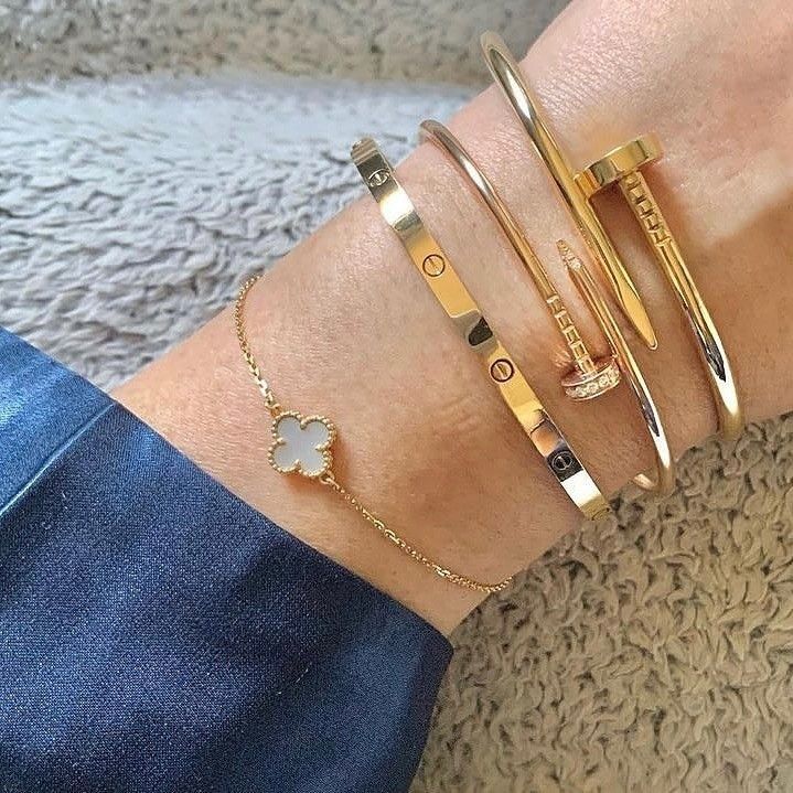 ETERNITY ARMBAND DÜNN | GOLD - Image 2