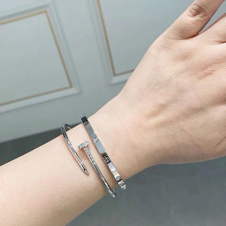 ETERNITY ARMBAND DÜNN | SILBER - Image 2