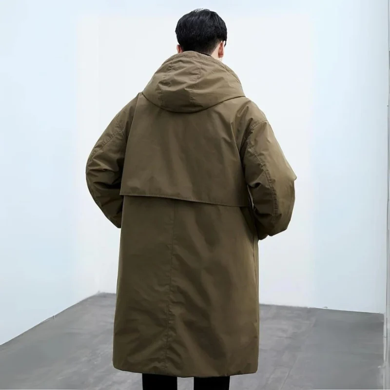 Ethan – Moderner Gefütterter Herren Parka mit Kapuze - Image 2