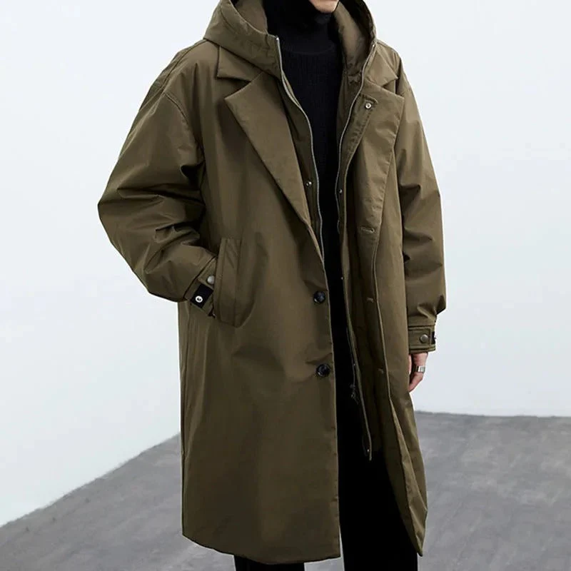 Ethan – Moderner Gefütterter Herren Parka mit Kapuze - Image 3