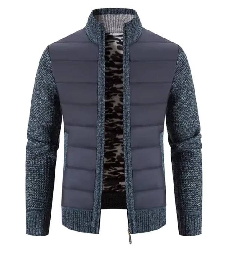 Ethan Stehkragen Pullover – Langärmelige Herrenjacke - Image 2