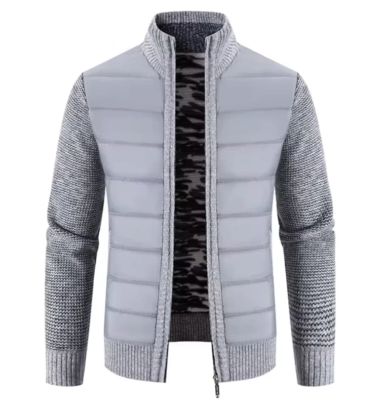 Ethan Stehkragen Pullover – Langärmelige Herrenjacke - Image 3