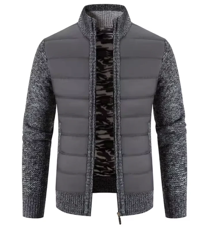 Ethan Stehkragen Pullover – Langärmelige Herrenjacke - Image 4