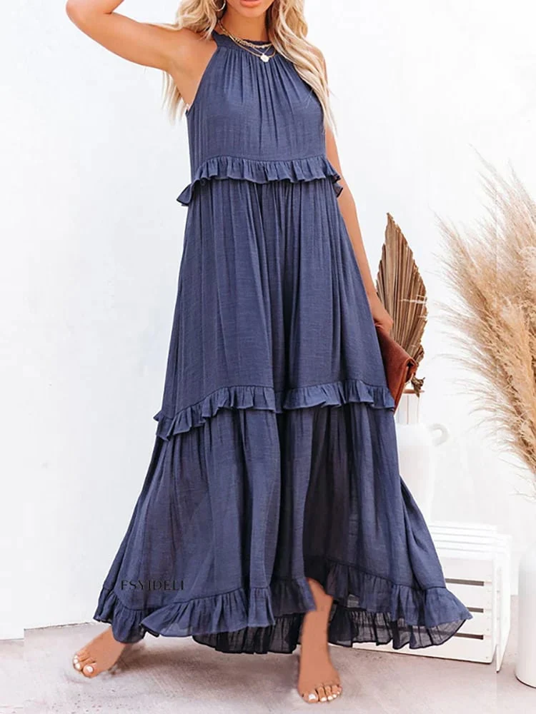 Eva | Rückenfreies Rüschenkleid - Image 12