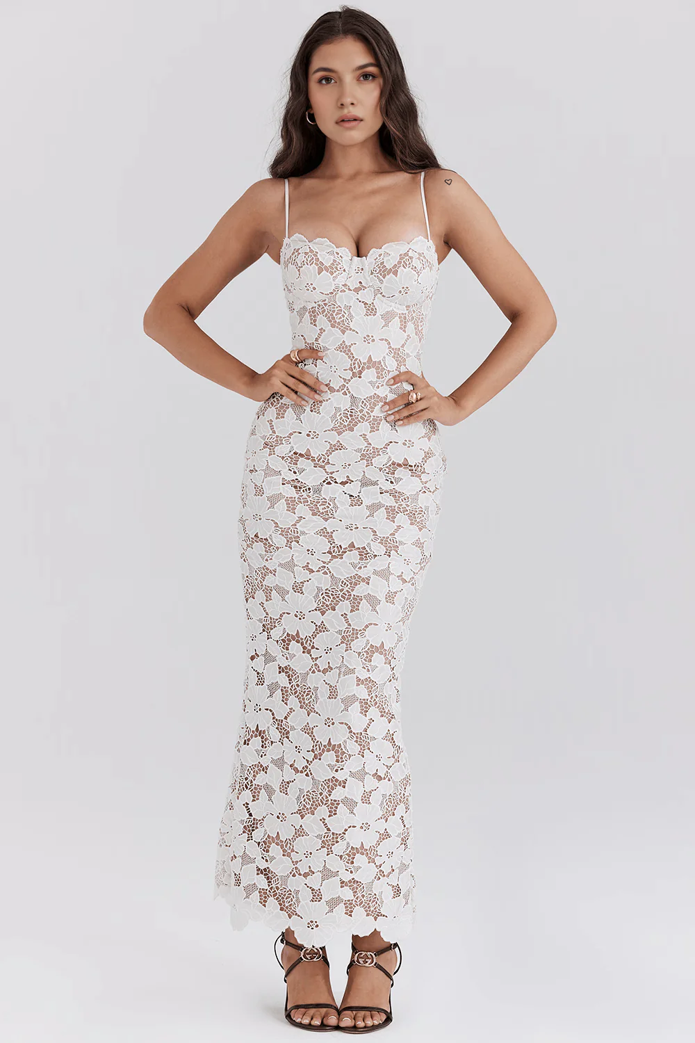 EVANGELINE - Besticktes Maxi-Kleid - Image 6