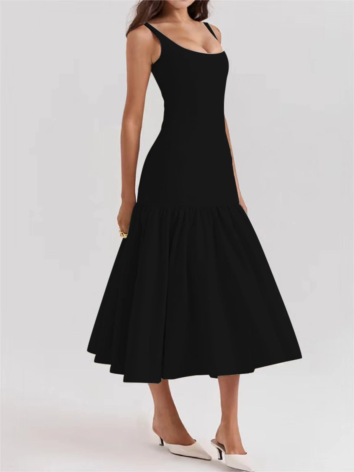 Evelyn | Elegantes Rüschen-Maxikleid für stilvolle Anlässe - Image 4