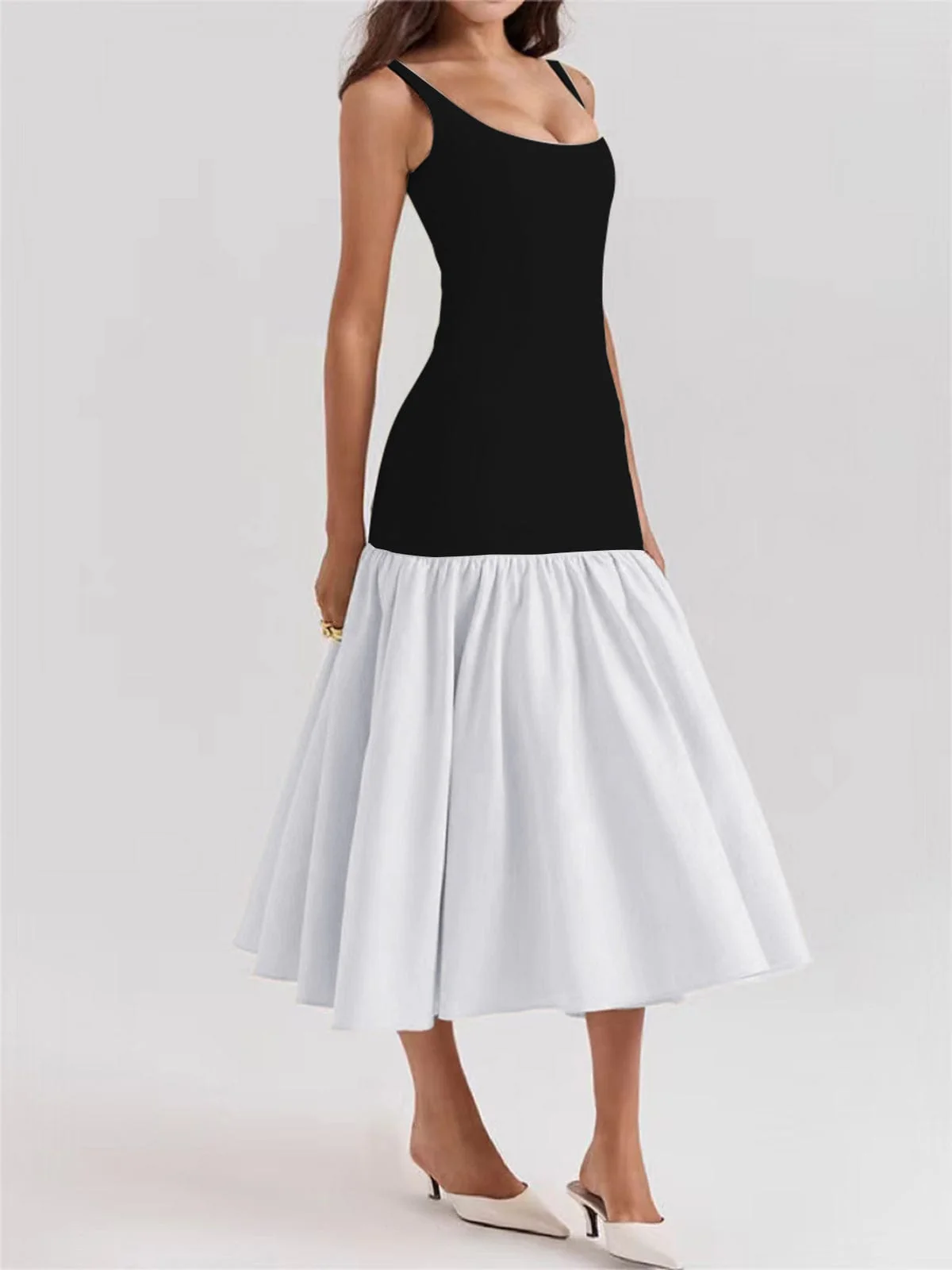 Evelyn | Elegantes Rüschen-Maxikleid für stilvolle Anlässe - Image 5